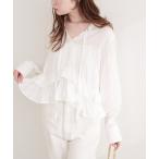 ブラウス シャツ ティアードフリルブラウス レディース
