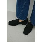 ローファー キャンバススクエアローファー レディース