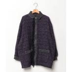 ショッピングdiesel 「DIESEL」 ツイードジャケット X-SMALL パープル レディース