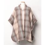 [JOHN BRANIGAN WEAVERS] пончо - бежевый женский 