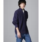 [NANO universe] длинный рукав вязаный S темно-синий мужской 