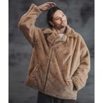 「CAMBIO」 ライダースジャケット M ベージュ メンズ