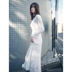 ワンピース スクエアネックストレッチレースワンピース