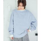 トレーナー スウェット 裏毛刺繍ロゴスウェット レディース