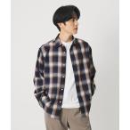 シャツ 尾州 TW オンブレ チェック レギュラー シャツ GRANDE TAPERD型 ウォッシャブル MADE IN JAPAN メンズ