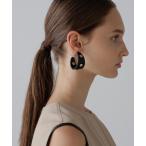 イヤリング レザーフープイヤリング レディース