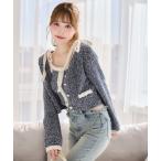 カーディガン セット対応/配色ニットカーディガン レディース