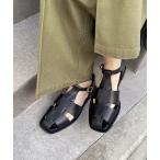 サンダル SLOBE フラットグルカサンダル レディース