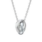 ショッピングLION ネックレス “for Gift”スカーテクスチャーダブルリングネックレス/シルバー925「LION HEART / ライオンハート」 メンズ レディー