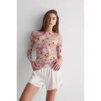 パジャマ ルームウェア I Bloom for You ウルトラライトモダール＆カシミヤ ロングスリーブ ニット レディース