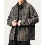 シャツ ヒョウ柄オーバーサイズ長袖シャツ メンズ レディース