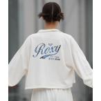 ショッピングロキシー トレーナー スウェット ROXY/ロキシー スウェット ジップアップ スタンドカラー 丈短め バックプリント セットアップ対応 RZP261074 レ