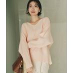 ニット セーター 「WEB限定」もっちり立体プルオーバー/650193 レディース