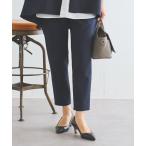 パンツ ウエストリブスリムパンツ レディース