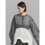 カーディガン 2TONE SHEER KT CD / 2トーンシアーニットカーディガン レディース