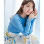 ニット セーター 2026春夏新作 ベーシックハイネックラメリブニット レディース