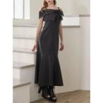 ショッピングノースリーブ ワンピース BIGリボンマーメイドワンピース