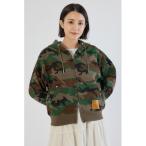 パーカー SHARE PATTERN W ジップパーカー レディース メンズ