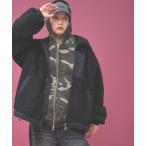 コート アウター 「Kappa×and ST ウェルネスクラブ」ボアジャケット (ユニセックス) レディース メンズ