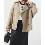 トレンチコート コート ショートドルマントレンチコート レディース