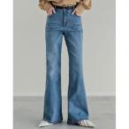  джинсы Denim Denim брюки [ новый цвет дополнение ][2026S/S COLLECTION][ низкий рост / высота рост / большой размер иметь ] стрейч Denim толчок flair хлеб 