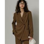 ジャケット テーラードジャケット 「2026S/S COLLECTION」ツイルラップデザインジャケット レディース