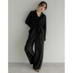 ショッピングつなぎ オールインワン 「2026S/S COLLECTION」「低身長/高身長サイズ有」ポーラカシュクールオールインワン レディース