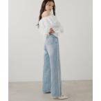 ショッピングBY ジーンズ デニム デニムパンツ 「SALON by Chico」サイドパールラインカーブデニム レディース