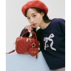 ショルダーバッグ バッグ キルティングビジュースクエアバッグ レディース