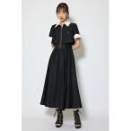 ショッピング春 シャツワンピース バストディティールフレアワンピース 春服  夏服