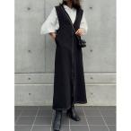 「Re:EDIT」 サロペットスカート TALL ブラック レディース