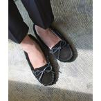 ショッピングMINNETONKA 「Minnetonka」 モカシンシューズ 9 ブラック レディース
