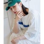 「Fishs Eddy」 半袖Tシャツ MEDIUM オフホワイト レディース