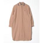 「FRED PERRY」 シャツワンピース 8 サーモンピンク レディース