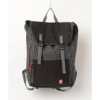 「NIXON」 チェック柄リュック - ブラック メンズ