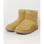 「UGG」 ムートンブーツ 24cm シルバー レディース