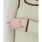 ブレスレット ステンレスフラワーマンテルブレスレット レディース