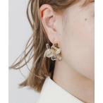 イヤリング ミックスフラワーイヤリング レディース