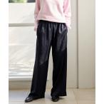 ショッピングアンティーク パンツ アンティークサテン イージーパンツ レディース