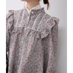 ブラウス シャツ Petit Flower フリルブラウス レディース
