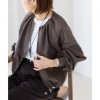 コート アウター 「一部カラーWEB限定/新色あり/追加2」ウォッシャブル シアーノーカラーブルゾン レディース