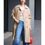 ステンカラーコート コート 撥水ステンカラーコート レディース