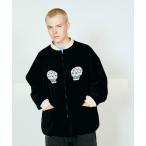 ブルゾン アウター THRIFTY LOOK / スリフティールック SNAKE ＆ SKULL SOUVENIR JACKET スネーク スカル 刺