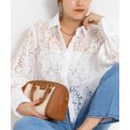 ブラウス シャツ ウォッシャブルレースシャツ レディース