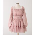 ワンピース ティアードミニワンピース