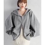 パーカー 「丈が選べる」ダンボールダブルジップパーカー レディース