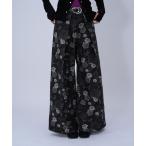 ジーンズ デニム デニムパンツ フラワーガラデニムパンツ(HARE) レディース