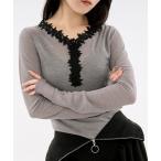 tシャツ flower lace tri