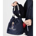 ショルダーバッグ バッグ 2WAY ショルダーバッグ ポロベア刺繍 レディース メンズ