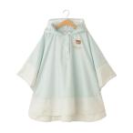 レインコート カッパ キッズ 子供 レイポンチョ リュック対応 ”猫耳フード バイカラー” 収納ポーチ付 キッズ 子供 女の子
